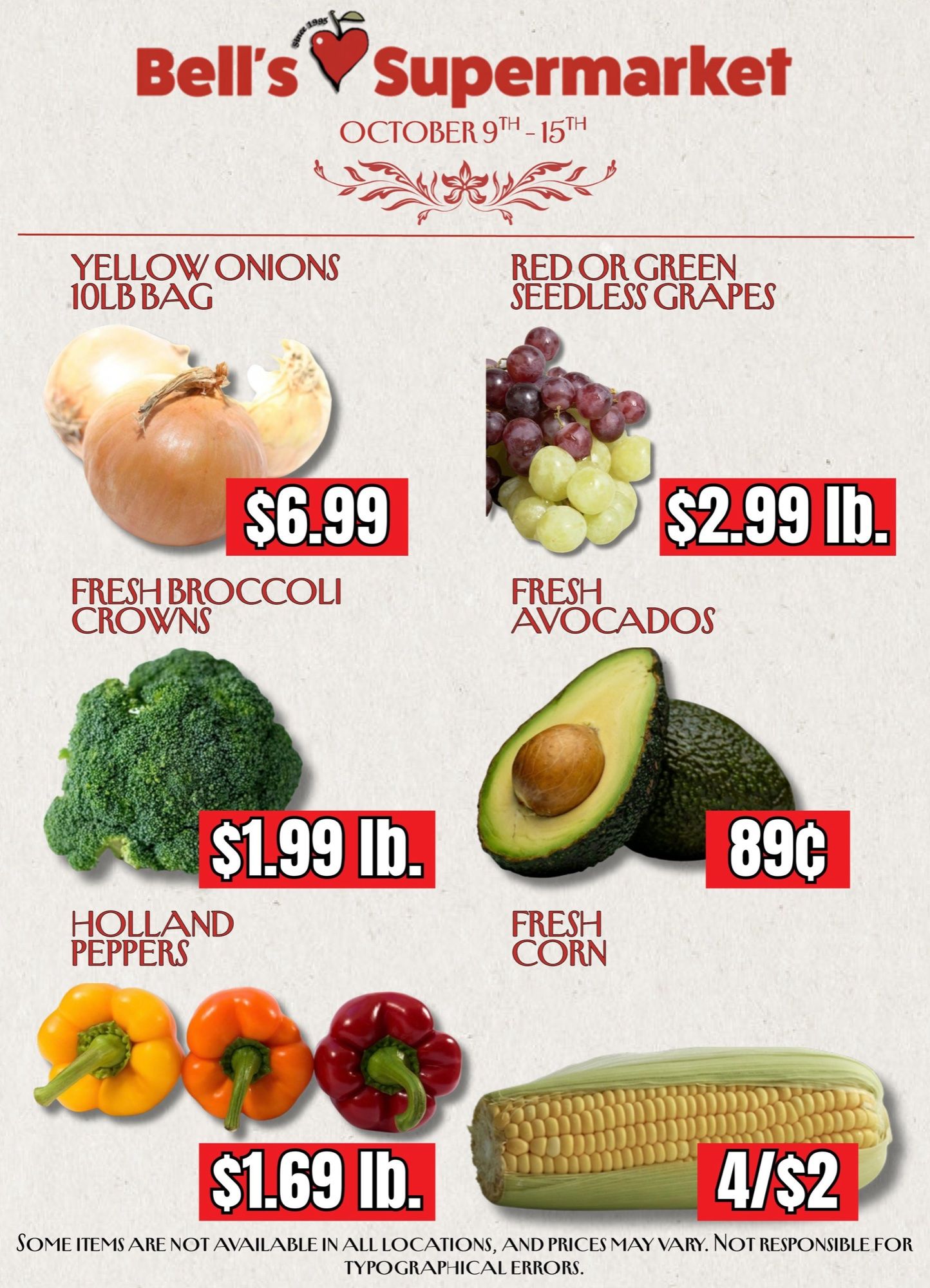 Bell's Supermarket weekly circular, page 3