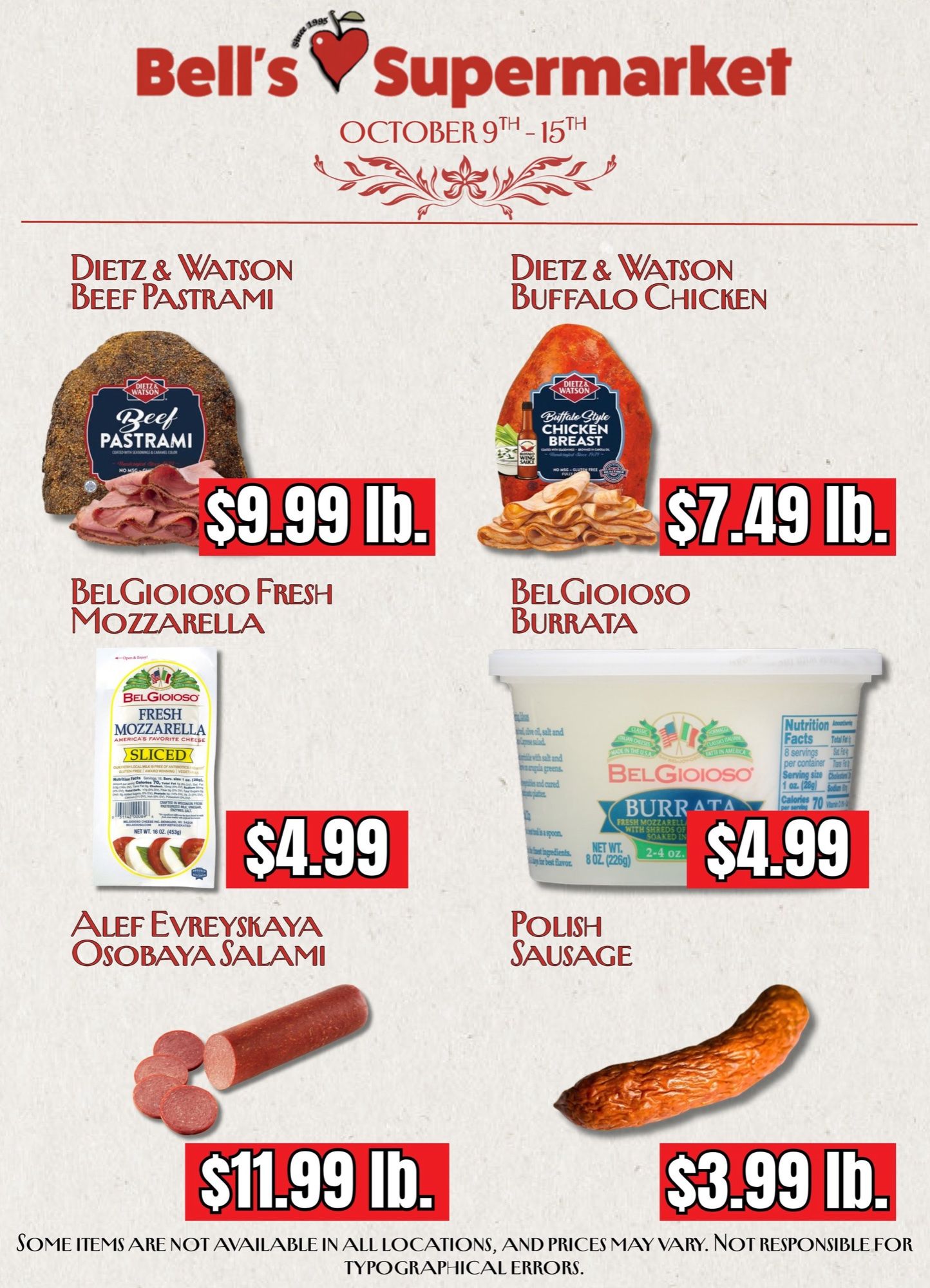 Bell's Supermarket weekly circular, page 4