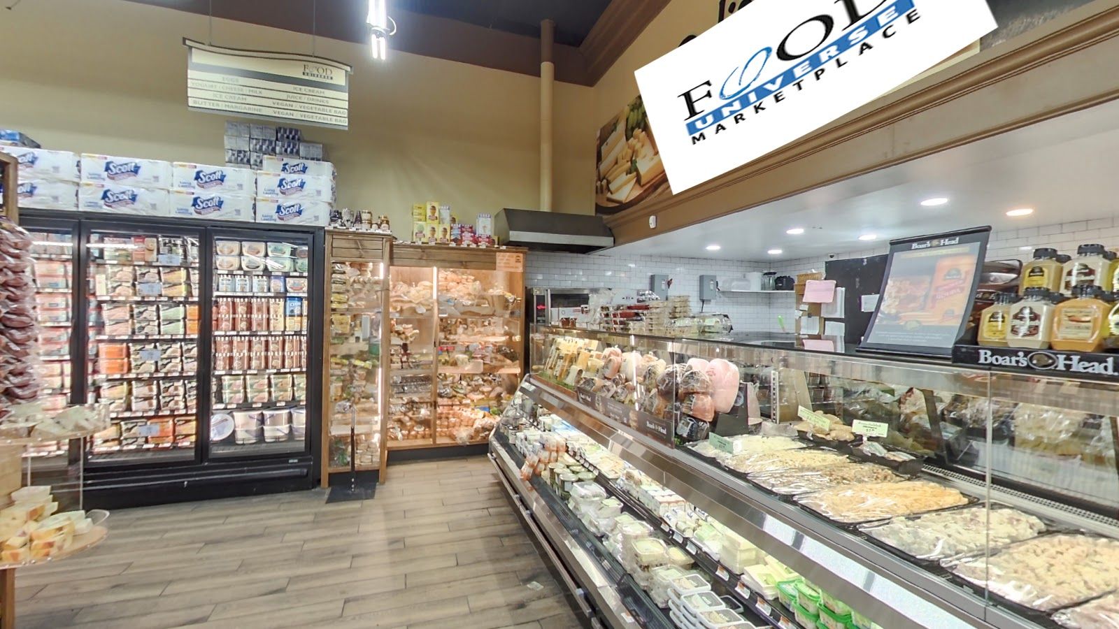 Inside Food Universe Marketplace — view from the Street View tour